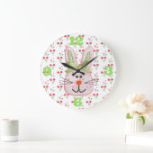 "Lil Bunny" ACRYLIC WALL CLOCK Grote Klok (Huis)