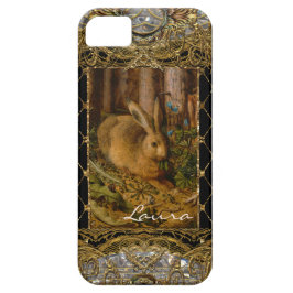 Lil Bunny in het tuinmonogram Case-Mate iPhone Case