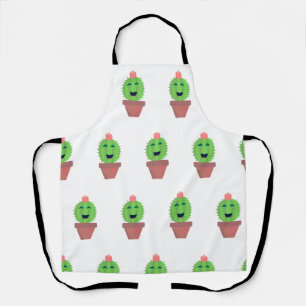 Lil Cactus Schattige Cartoon Succulent Leuke Kunst Schort