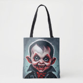 Lil' Carnivores Vampire Baby Tote Bag (Voorkant)
