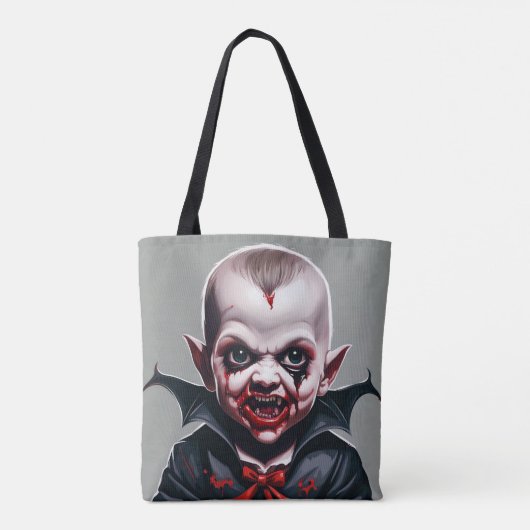 Lil' Carnivores Vampire Baby Tote Bag (Achterkant)