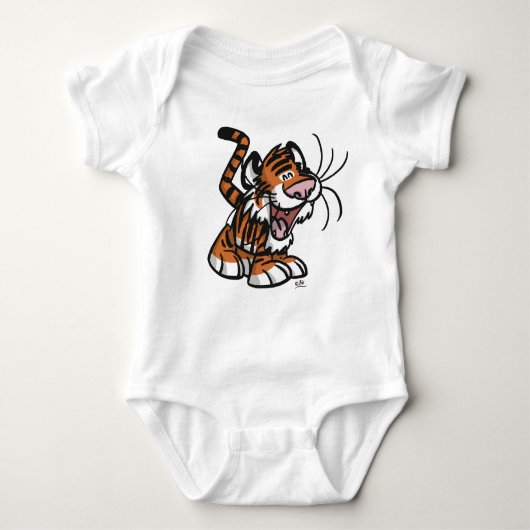 Lil' Cartoon Tiger Baby Apparel Romper (Voorkant)