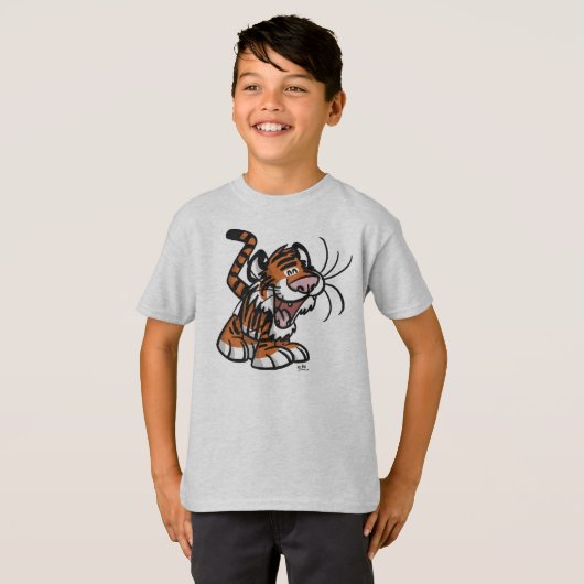 Lil' Cartoon Tiger Kinderen T-shirt (Voorkant volledig)