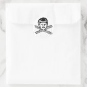 Lil Chiz houdt van spek Sticker! Ronde Sticker (Tas)