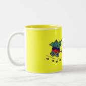 Lil Choo Train Cup Tweekleurige Koffiemok (Links)