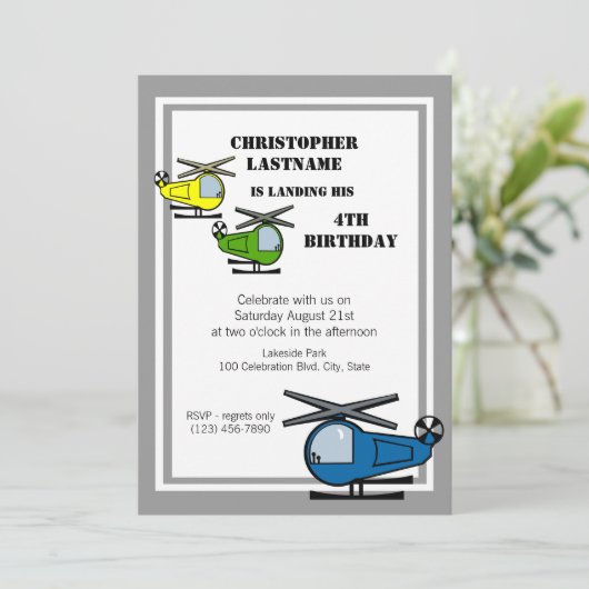 Lil' Chopper Gray Kaart (Staand voorkant)