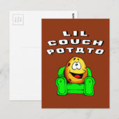 Lil Couch Potato Briefkaart (Voorkant / Achterkant)