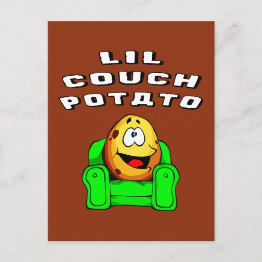 Lil Couch Potato Briefkaart (Voorkant)