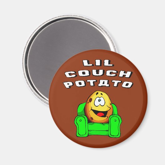 Lil Couch Potato Magneet (Voorkant / Achterkant)