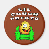 Lil Couch Potato Magneet (Voorkant)