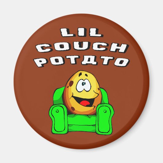 Lil Couch Potato Magneet (Voorkant)