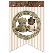 Lil Cowboy Baby shower Vlag Banner (Tweede vlag)