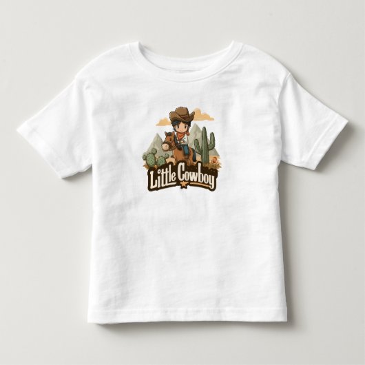 Lil' Cowboy, Big Dreams: Kinder Westerne Shirt (Voorkant)