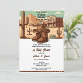 Lil Cowboy Country Westerne laarzen + Pet Baby sho Kaart (Staand voorkant)