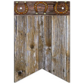 Lil' Cowboy en Teddy Bear 1e verjaardagsfeestje Vlaggetjes (Eerste vlag)