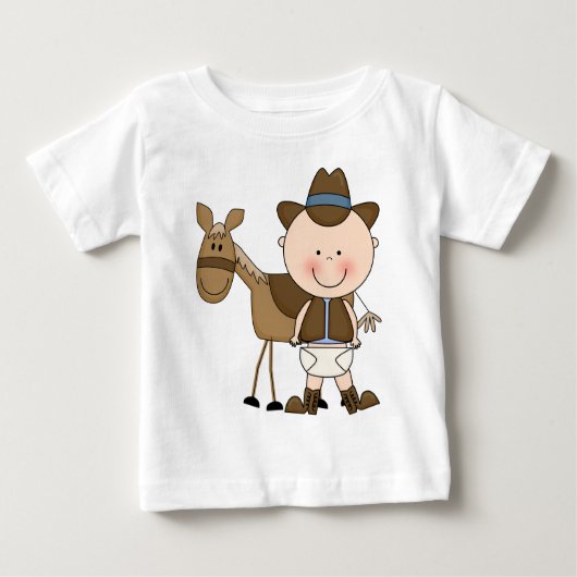 Lil' Cowboy met paardengereed voor Shirt (Voorkant)