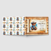 Lil' Cowboy personaliseerde het Baby shower van de Gastenboek (Volledig)
