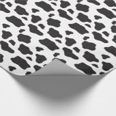Lil' Cowgirl Baby shower Koe Print Verpakking Papi Cadeaupapier (Hoek)