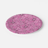 Lil' Cowgirl Baby shower Roze Bandanna Borden Papieren Bordje (Gekanteld)