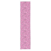 Lil' Cowgirl Baby shower Roze Bandanna Korte Tafelloper (Voorkant)