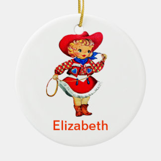 Lil Cowgirl () Birth Ornament
