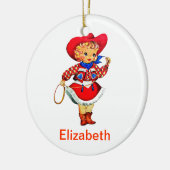 Lil Cowgirl () Birth Ornament (Links)