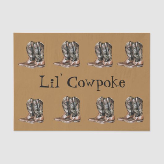 Lil' Cowpoke Tissuepapier (Voorkant)