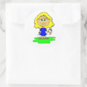 Lil Crafty Ronde Sticker (Tas)