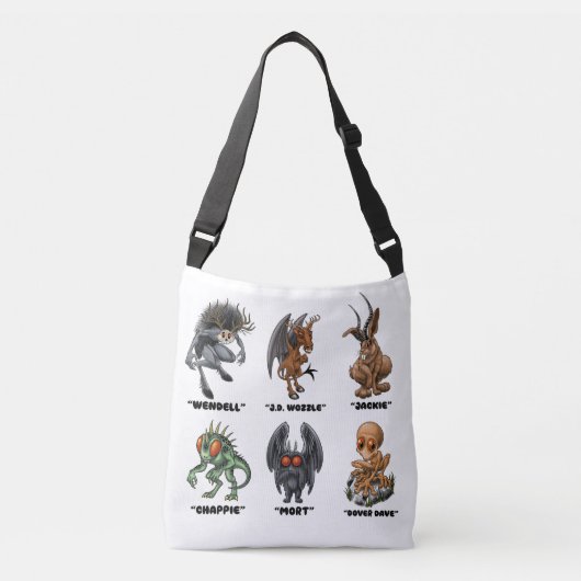 Lil Cryptids-Canvas tas (Voorkant)