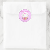 Lil' Cupcake Ronde Sticker (Tas)