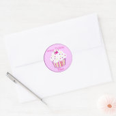 Lil' Cupcake Ronde Sticker (Envelop)