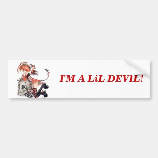 Lil Devil. -Bumpersticker Bumpersticker (Voorkant)