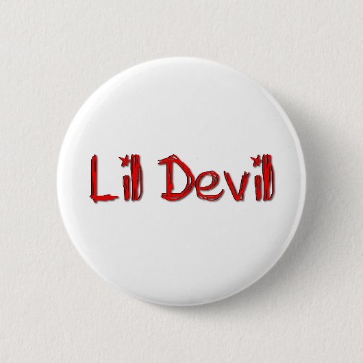 Lil Devil Ronde Button 5,7 Cm (Voorkant)