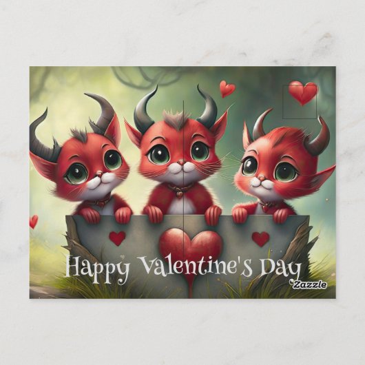 Lil Devil's Valentijnse  Briefkaart (Achterkant)