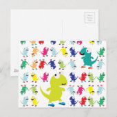 Lil Dino Lizards Briefkaart (Voorkant / Achterkant)