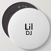 lil dj's botton ronde button 6,0 cm (Voorkant /achterkant)