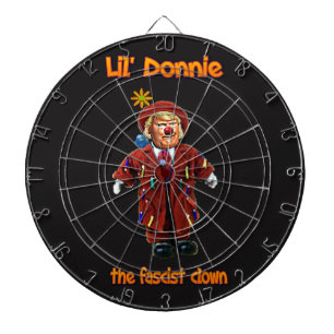 Lil' Donnie de fascistische clown-pijlspeelschijf Dartbord