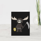 Lil Doom Moose - Funny Reaper Cartoon  Kaart (Voorkant)