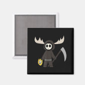 Lil Doom Moose - Funny Reaper Cartoon  Magneet (Voorkant / Achterkant)