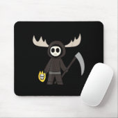 Lil Doom Moose - Grappige Reaper Cartoon  Muismat (Met muis)