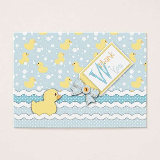 Lil' Duckling TY Gift Label Visitekaartje (Voorkant)