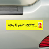 Lil duivel, Honk als je HORNEY...Bumpersticker Bumpersticker (Op auto)