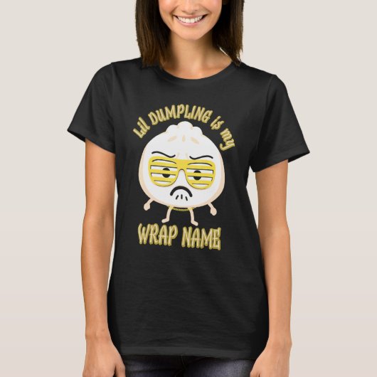 Lil Dumpling Asian Dim Sum Joke Food T-shirt (Voorkant)
