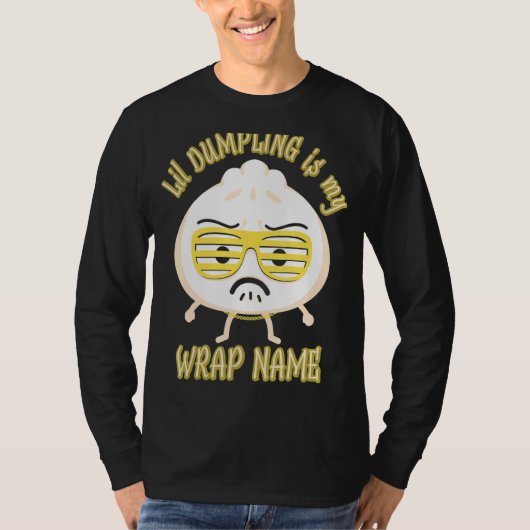 Lil Dumpling Asian Dim Sum Joke Food T-shirt (Voorkant)