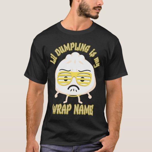 Lil Dumpling Asian Dim Sum Joke Food T-shirt (Voorkant)