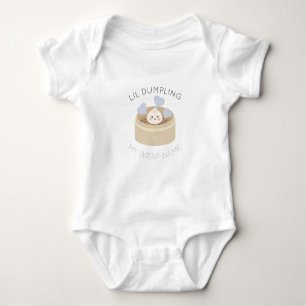 Lil Dumpling is Mijn Wikkelnaam Jongen Baby Body Romper