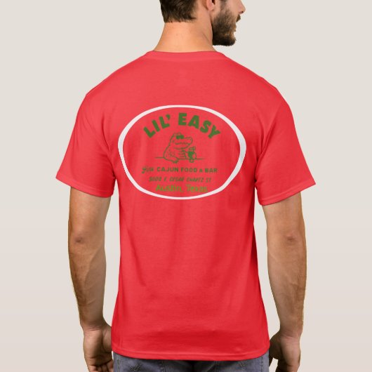 Lil' Easy Cajun Garage T-shirt (Achterkant)