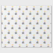 Lil' Elephant-Star Wrapping Paper Cadeaupapier (Vlak)