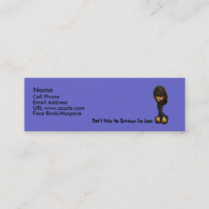 Lil Emo Girl-profielkaart Mini Visitekaartje