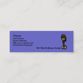 Lil Emo Girl-profielkaart Mini Visitekaartje